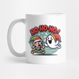 Ho ho ho christmas spirit ghost Mug